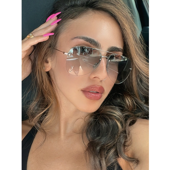 NEW Saint Laurent Classic SL 11M 005 Aviator Sunglasses - Picture 1 of 9